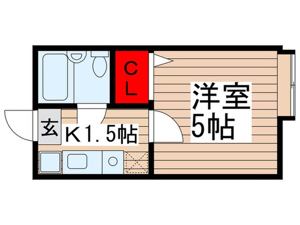 パ－ク・ヴィレッジ竹の塚Ｃの物件間取画像